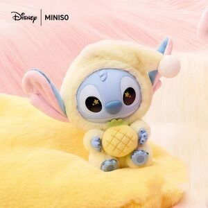 Miniso Disney Stitch Vinyl Plush Pendant Sour Pineapple